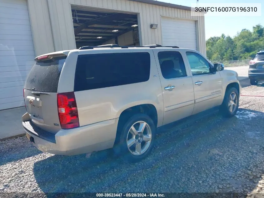 2007 Chevrolet Suburban 1500 Ltz VIN: 3GNFC16007G196310 Lot: 39523447