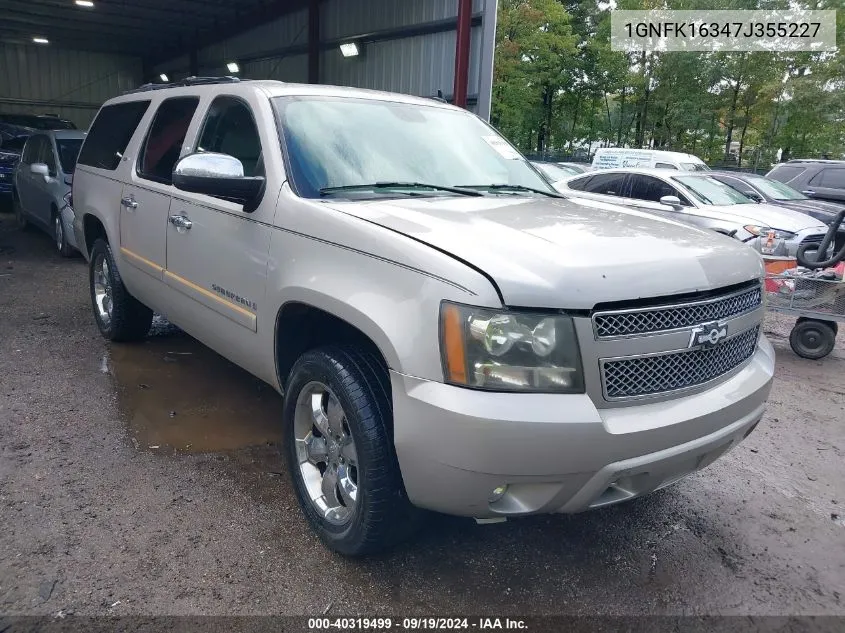 2007 Chevrolet Suburban 1500 Ltz VIN: 1GNFK16347J355227 Lot: 40319499