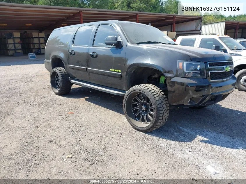 2007 Chevrolet Suburban 1500 Ltz VIN: 3GNFK16327G151124 Lot: 40365275