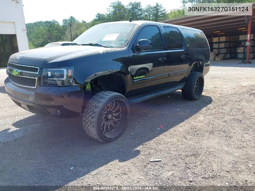 3GNFK16327G151124 2007 Chevrolet Suburban 1500 Ltz