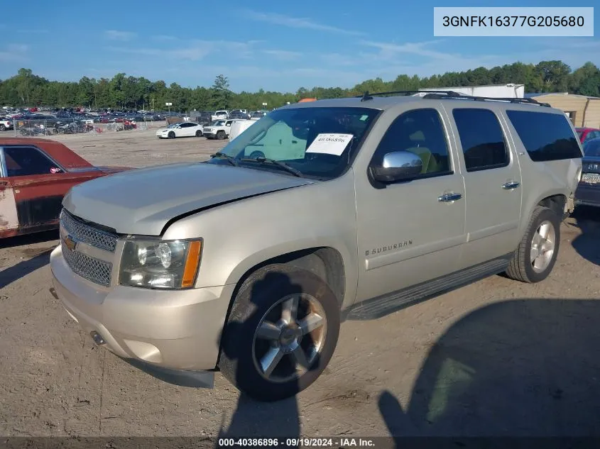 2007 Chevrolet Suburban 1500 Ltz VIN: 3GNFK16377G205680 Lot: 40386896