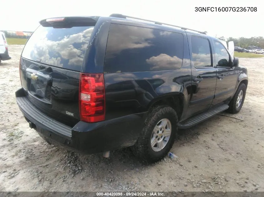 3GNFC16007G236708 2007 Chevrolet Suburban 1500 Ls