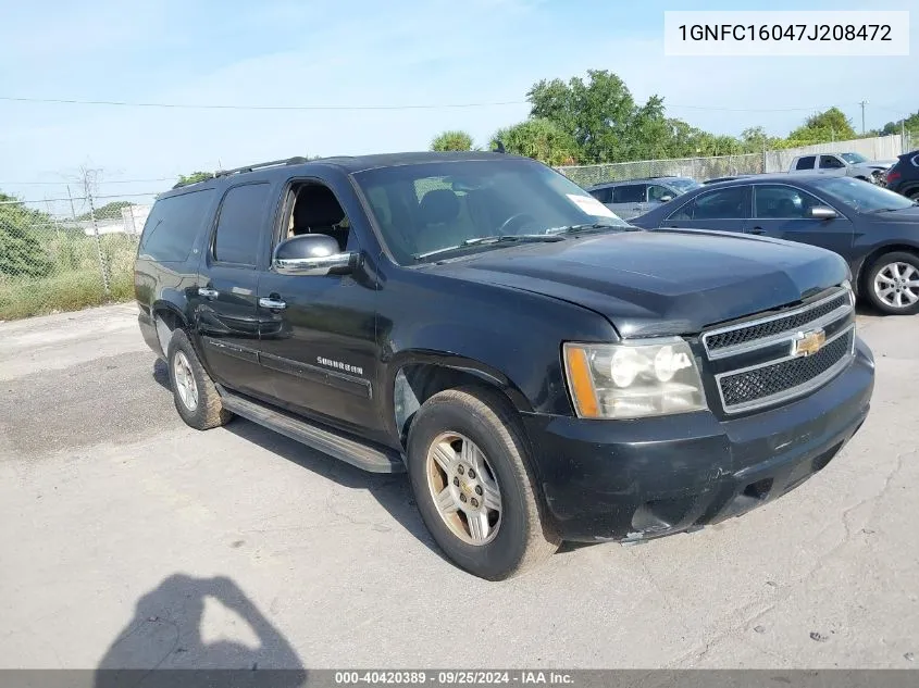 2007 Chevrolet Suburban 1500 Ls VIN: 1GNFC16047J208472 Lot: 40420389