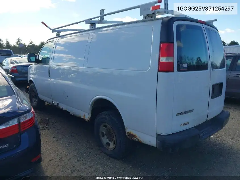 1GCGG25V371254297 2007 Chevrolet Express Work Van