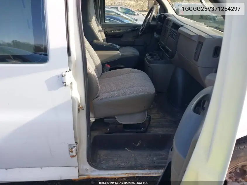 1GCGG25V371254297 2007 Chevrolet Express Work Van