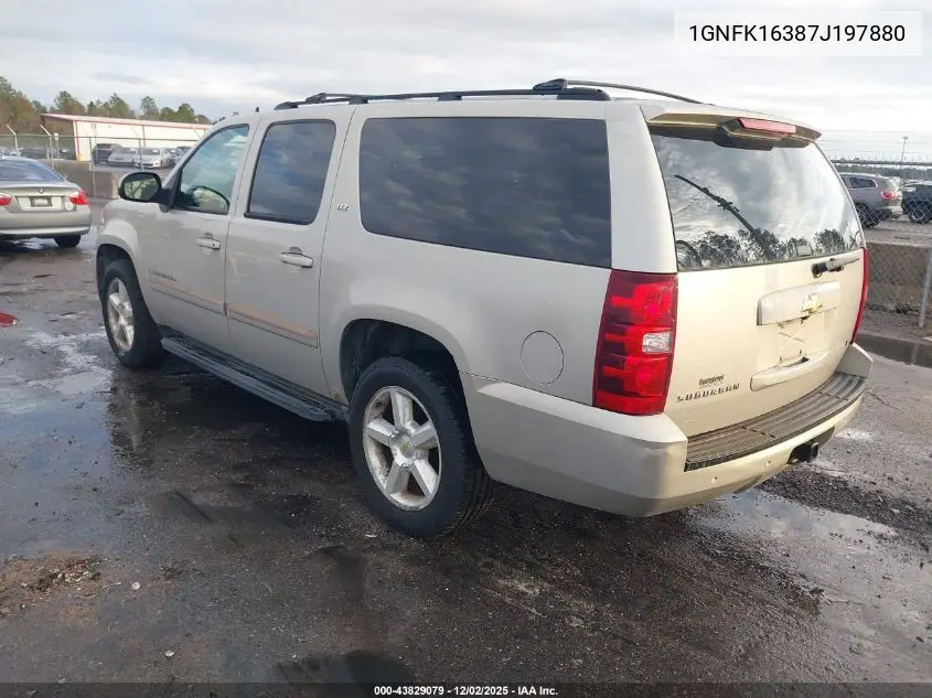 1GNFK16387J197880 2007 Chevrolet Suburban 1500 Ltz