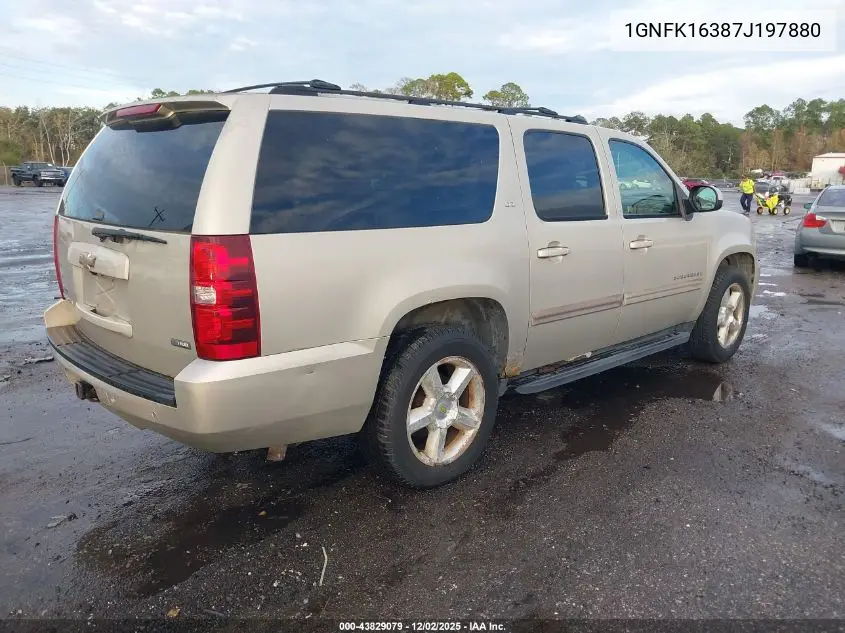 1GNFK16387J197880 2007 Chevrolet Suburban 1500 Ltz