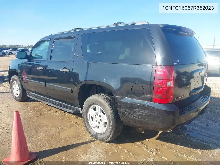 1GNFC16067R362023 2007 Chevrolet Suburban 1500 Ls