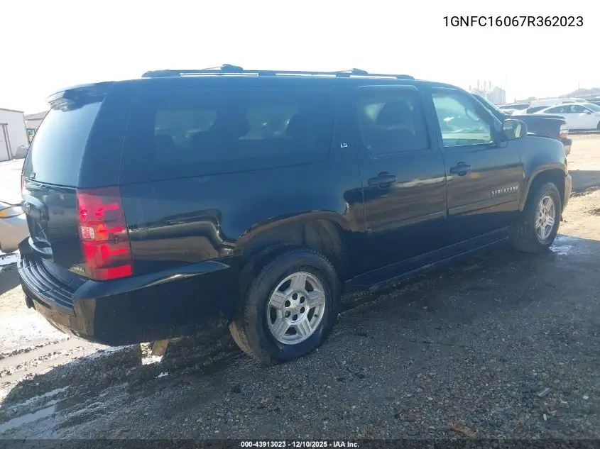 1GNFC16067R362023 2007 Chevrolet Suburban 1500 Ls