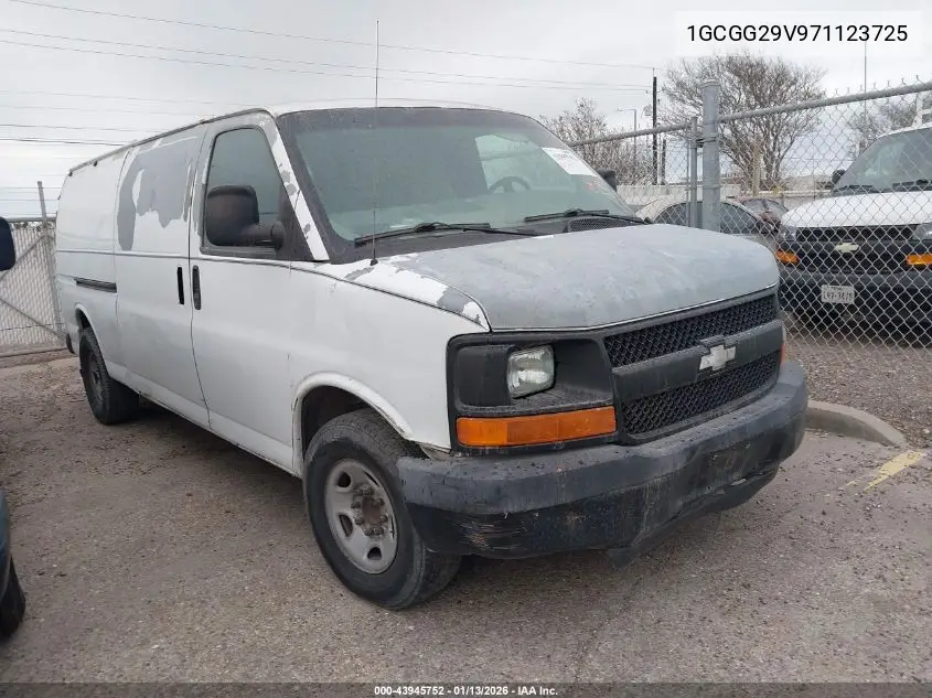 1GCGG29V971123725 2007 Chevrolet Express Work Van