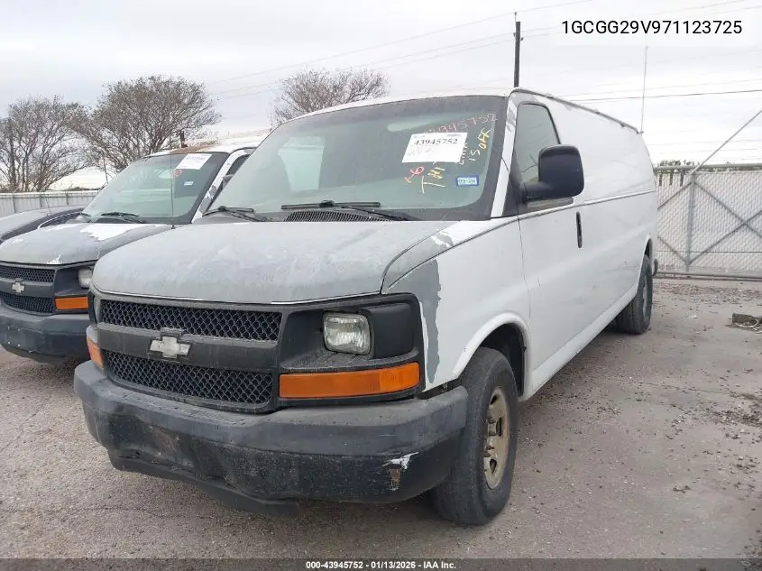 1GCGG29V971123725 2007 Chevrolet Express Work Van