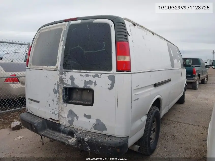 1GCGG29V971123725 2007 Chevrolet Express Work Van