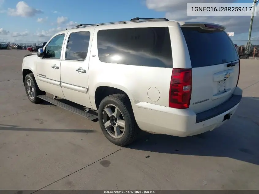1GNFC16J28R259417 2008 Chevrolet Suburban 1500 Ltz
