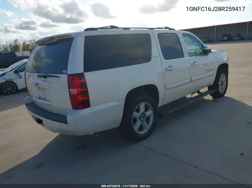1GNFC16J28R259417 2008 Chevrolet Suburban 1500 Ltz