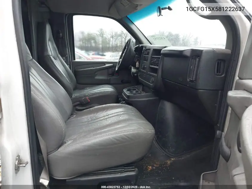 1GCFG15X581222637 2008 Chevrolet Express Work Van