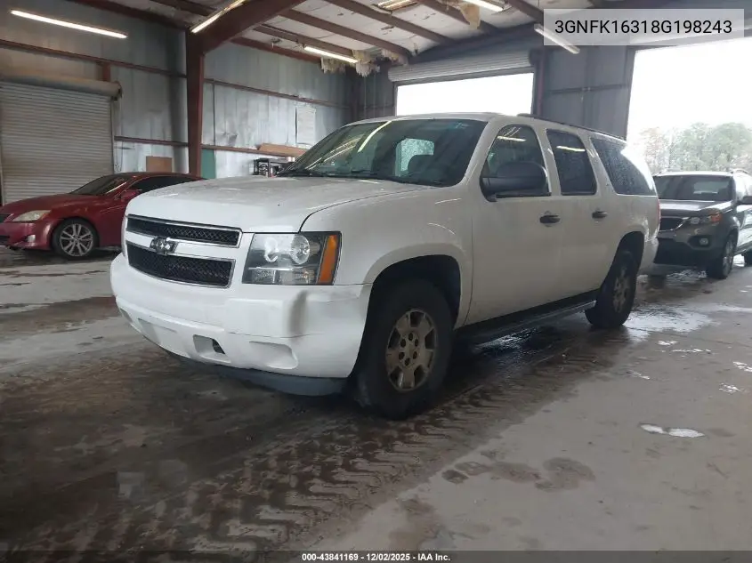 3GNFK16318G198243 2008 Chevrolet Suburban 1500 Commercial Fleet