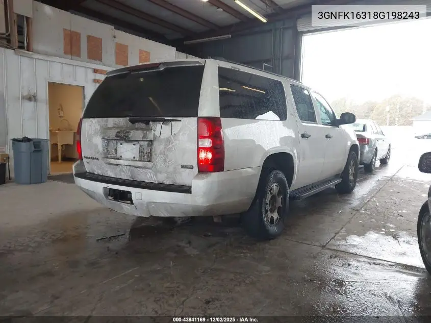 3GNFK16318G198243 2008 Chevrolet Suburban 1500 Commercial Fleet