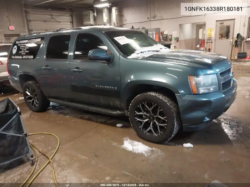 1GNFK16338R180181 2008 Chevrolet Suburban 1500 Lt