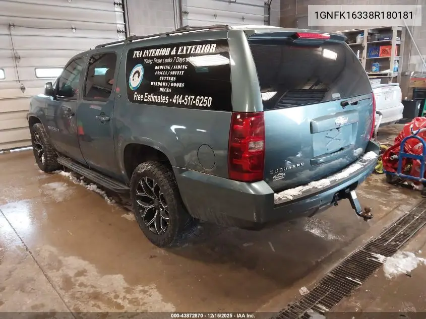 1GNFK16338R180181 2008 Chevrolet Suburban 1500 Lt