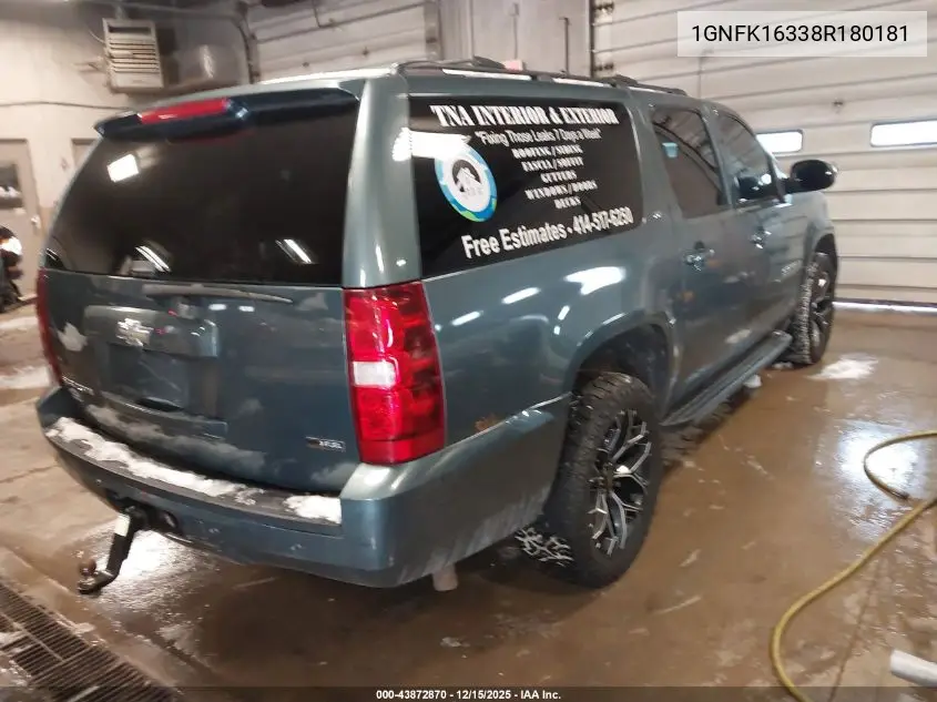1GNFK16338R180181 2008 Chevrolet Suburban 1500 Lt