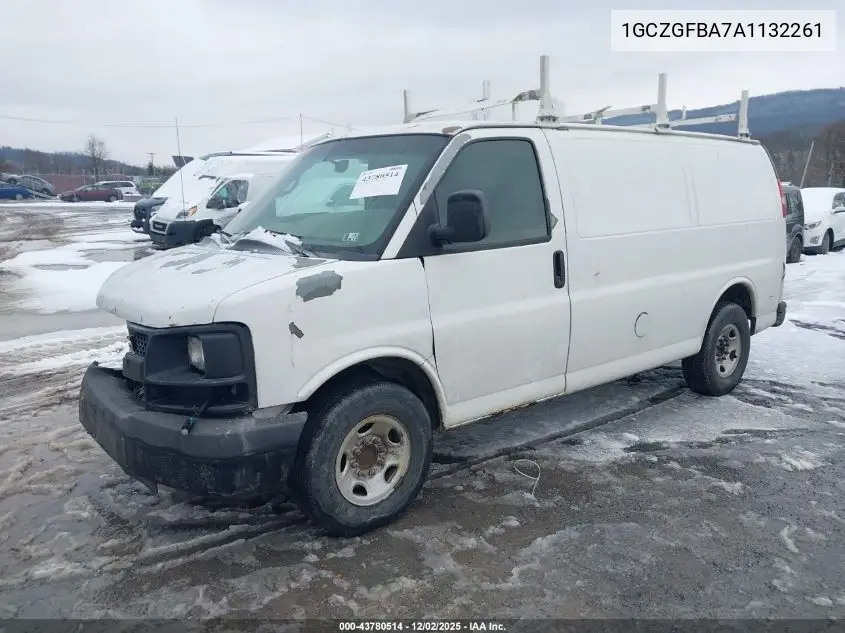 1GCZGFBA7A1132261 2010 Chevrolet Express 2500 Work Van