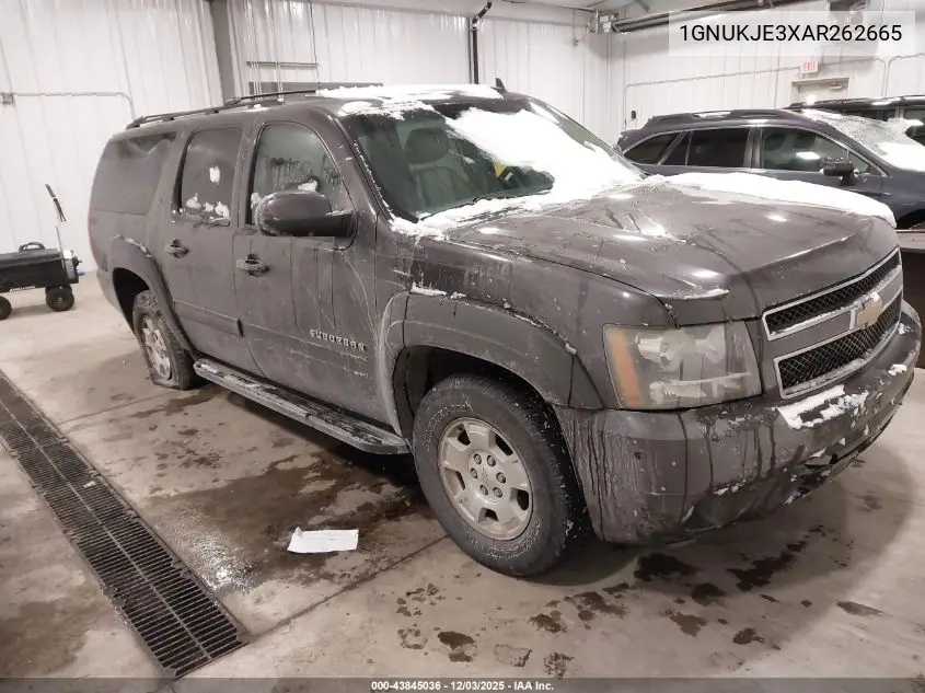 1GNUKJE3XAR262665 2010 Chevrolet Suburban 1500 Lt1