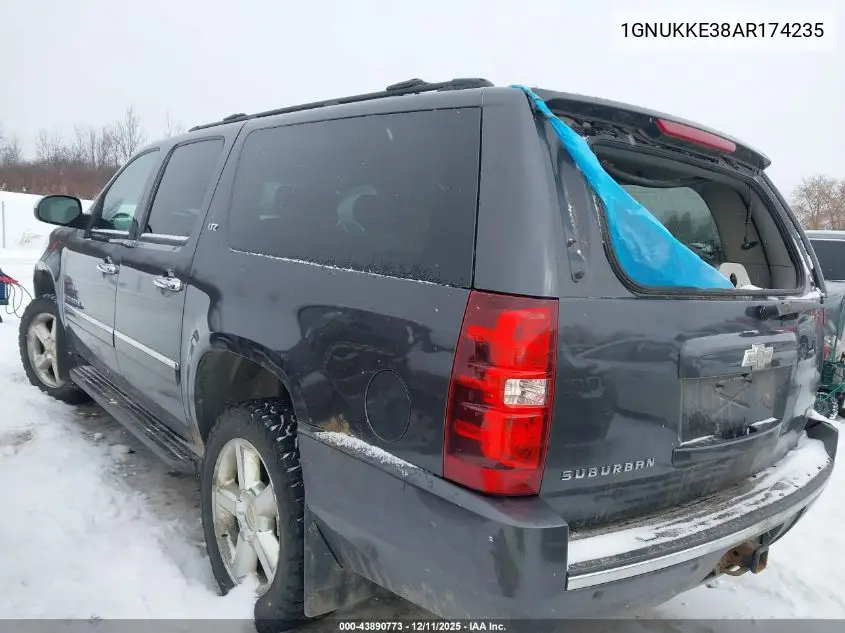 1GNUKKE38AR174235 2010 Chevrolet Suburban 1500 Ltz