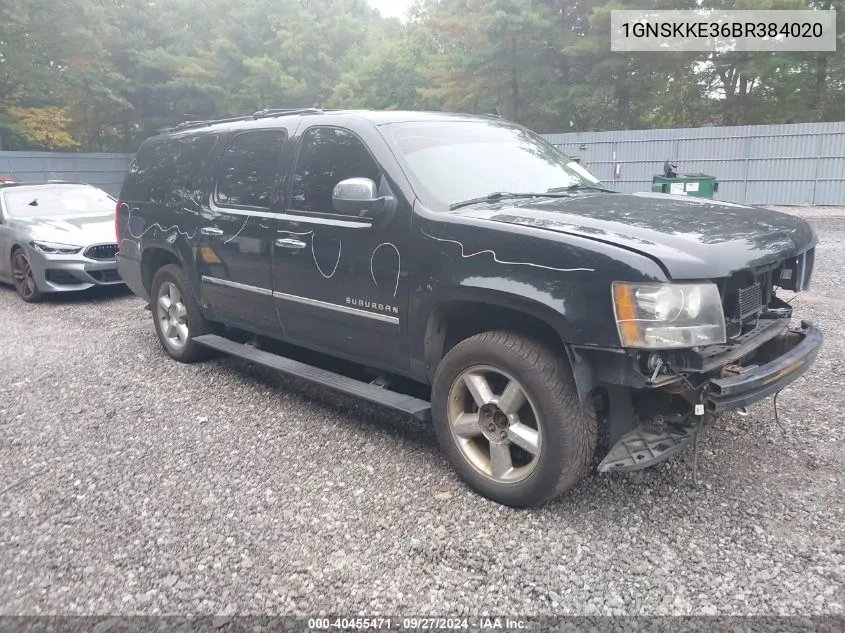 1GNSKKE36BR384020 2011 Chevrolet Suburban 1500 Ltz