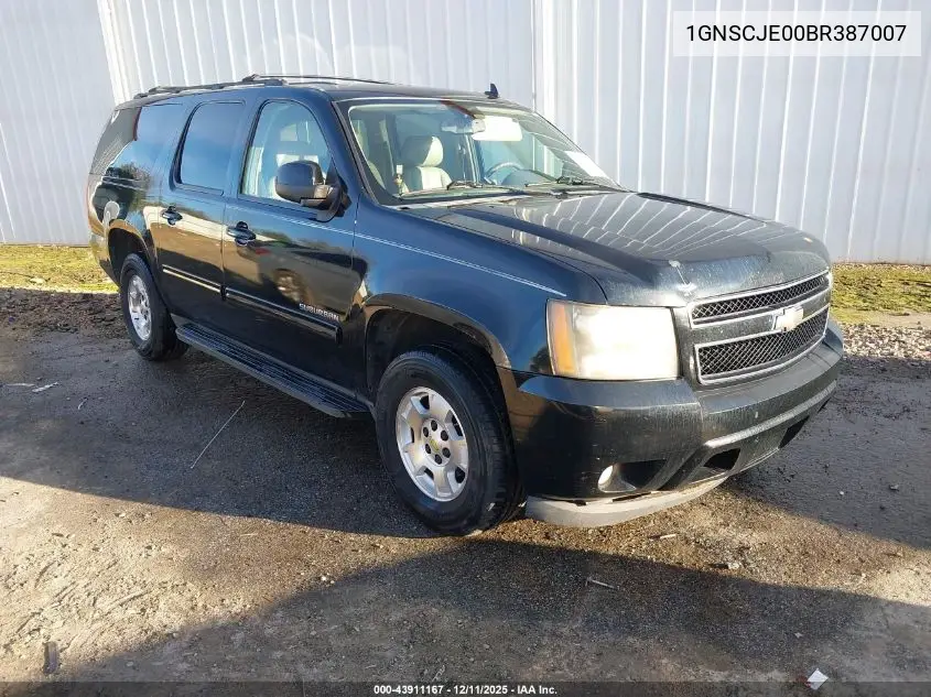 1GNSCJE00BR387007 2011 Chevrolet Suburban 1500 Lt1