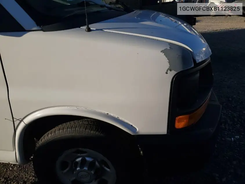 1GCWGFCBXB1123825 2011 Chevrolet Express 2500 Work Van