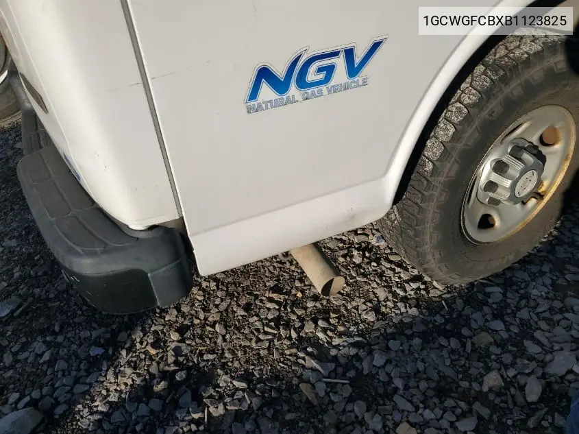 1GCWGFCBXB1123825 2011 Chevrolet Express 2500 Work Van