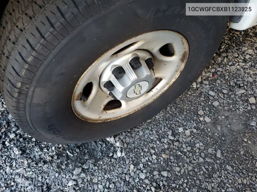 1GCWGFCBXB1123825 2011 Chevrolet Express 2500 Work Van