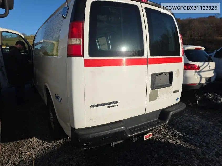 1GCWGFCBXB1123825 2011 Chevrolet Express 2500 Work Van