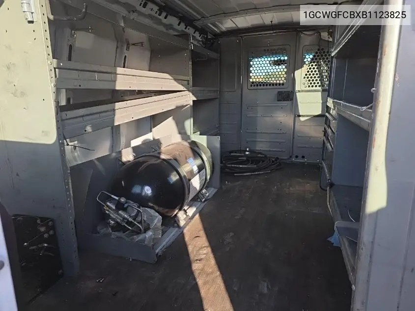 1GCWGFCBXB1123825 2011 Chevrolet Express 2500 Work Van