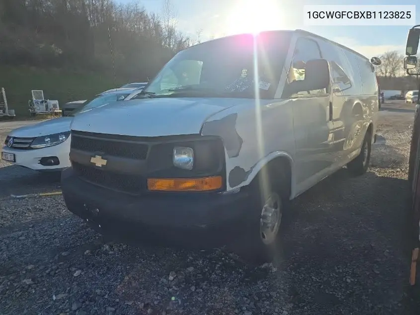 1GCWGFCBXB1123825 2011 Chevrolet Express 2500 Work Van