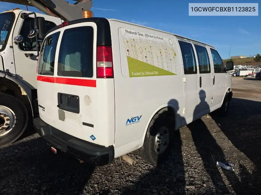 1GCWGFCBXB1123825 2011 Chevrolet Express 2500 Work Van