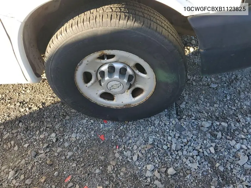 1GCWGFCBXB1123825 2011 Chevrolet Express 2500 Work Van