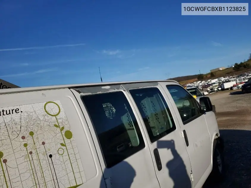 1GCWGFCBXB1123825 2011 Chevrolet Express 2500 Work Van