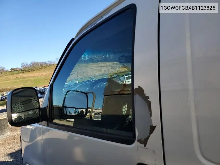 1GCWGFCBXB1123825 2011 Chevrolet Express 2500 Work Van