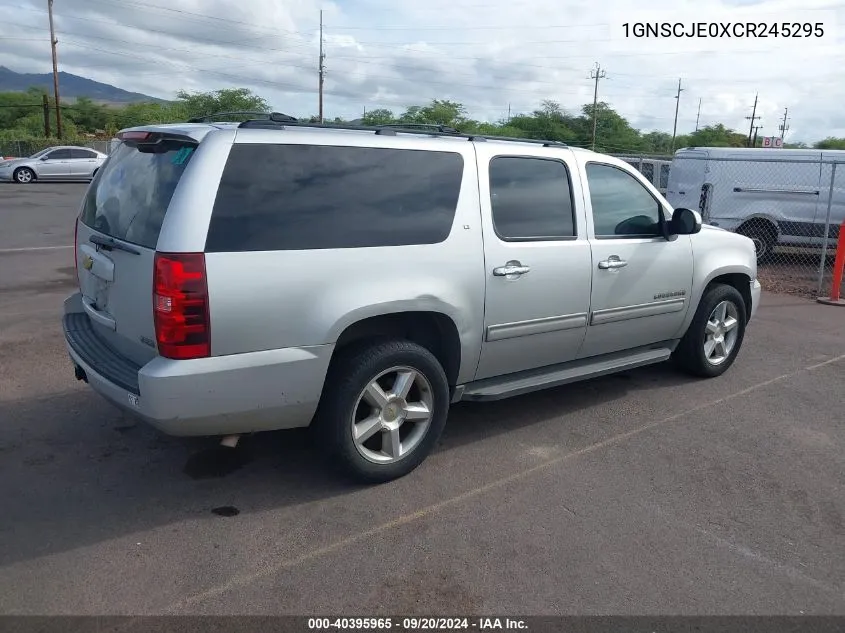 2012 Chevrolet Suburban 1500 Lt VIN: 1GNSCJE0XCR245295 Lot: 40395965