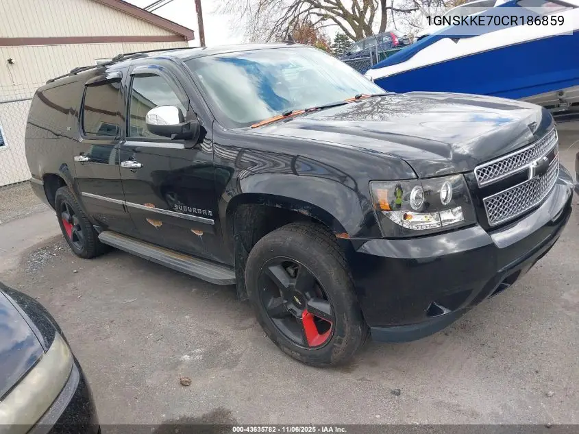 1GNSKKE70CR186859 2012 Chevrolet Suburban 1500 Ltz