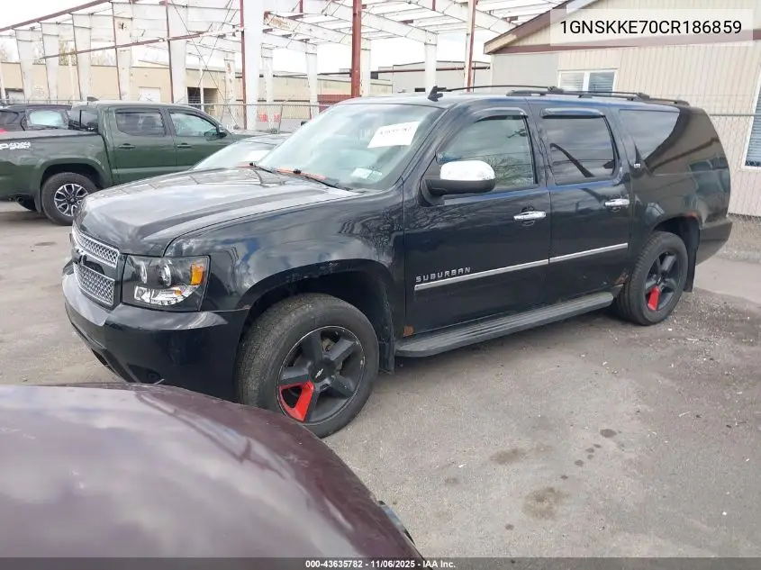 1GNSKKE70CR186859 2012 Chevrolet Suburban 1500 Ltz