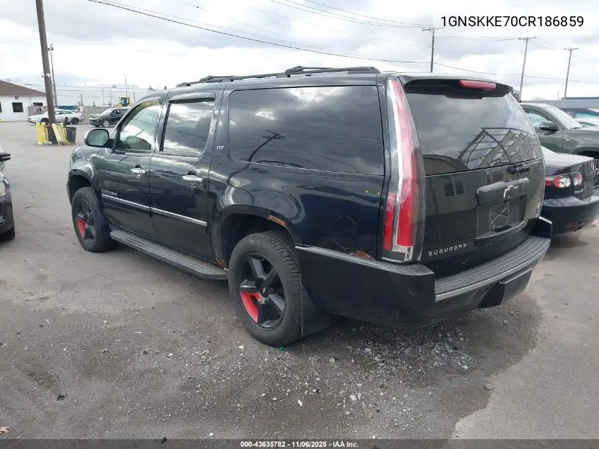 1GNSKKE70CR186859 2012 Chevrolet Suburban 1500 Ltz