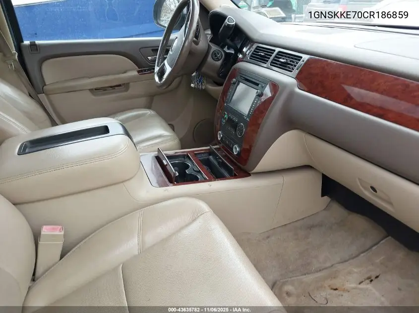 1GNSKKE70CR186859 2012 Chevrolet Suburban 1500 Ltz