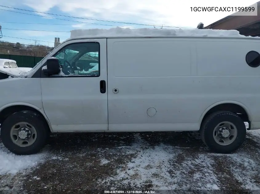 1GCWGFCAXC1199599 2012 Chevrolet Express 2500 Work Van