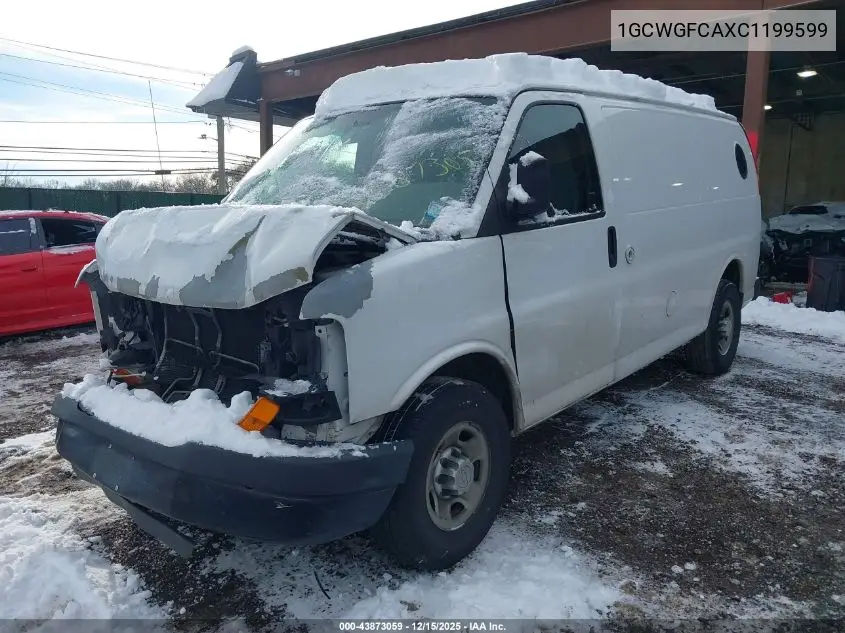 1GCWGFCAXC1199599 2012 Chevrolet Express 2500 Work Van