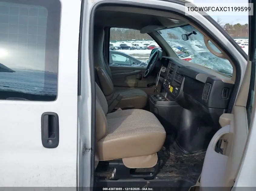 1GCWGFCAXC1199599 2012 Chevrolet Express 2500 Work Van