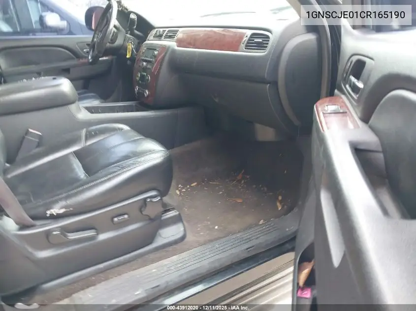 1GNSCJE01CR165190 2012 Chevrolet Suburban 1500 Lt