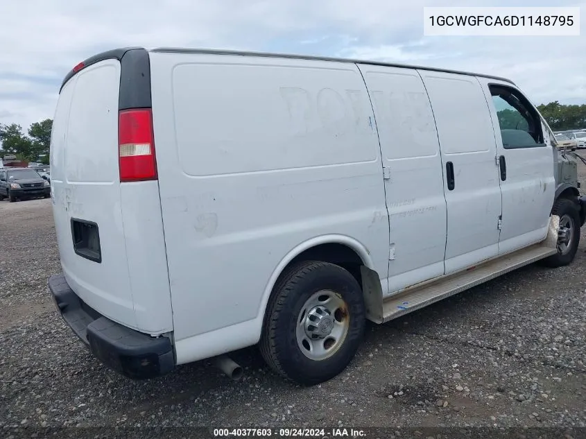 2013 Chevrolet Express G2500 VIN: 1GCWGFCA6D1148795 Lot: 40377603