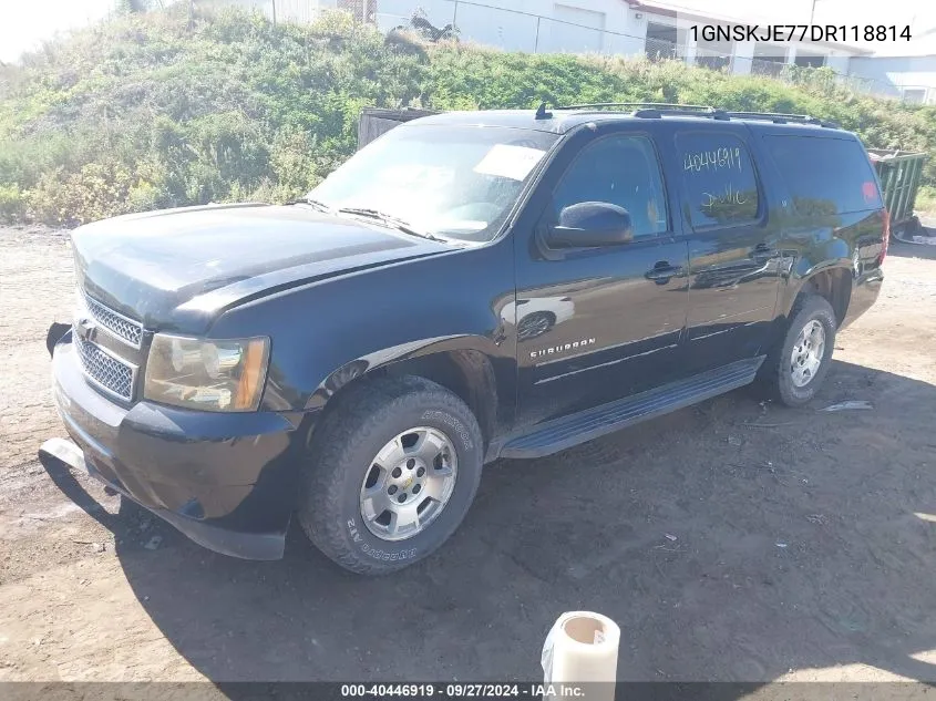 1GNSKJE77DR118814 2013 Chevrolet Suburban 1500 Lt